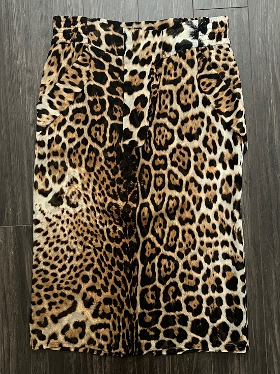 Yves Saint Laurent Dresses & Skirts - YvesSaintLaurent Animal print Silk Skirt